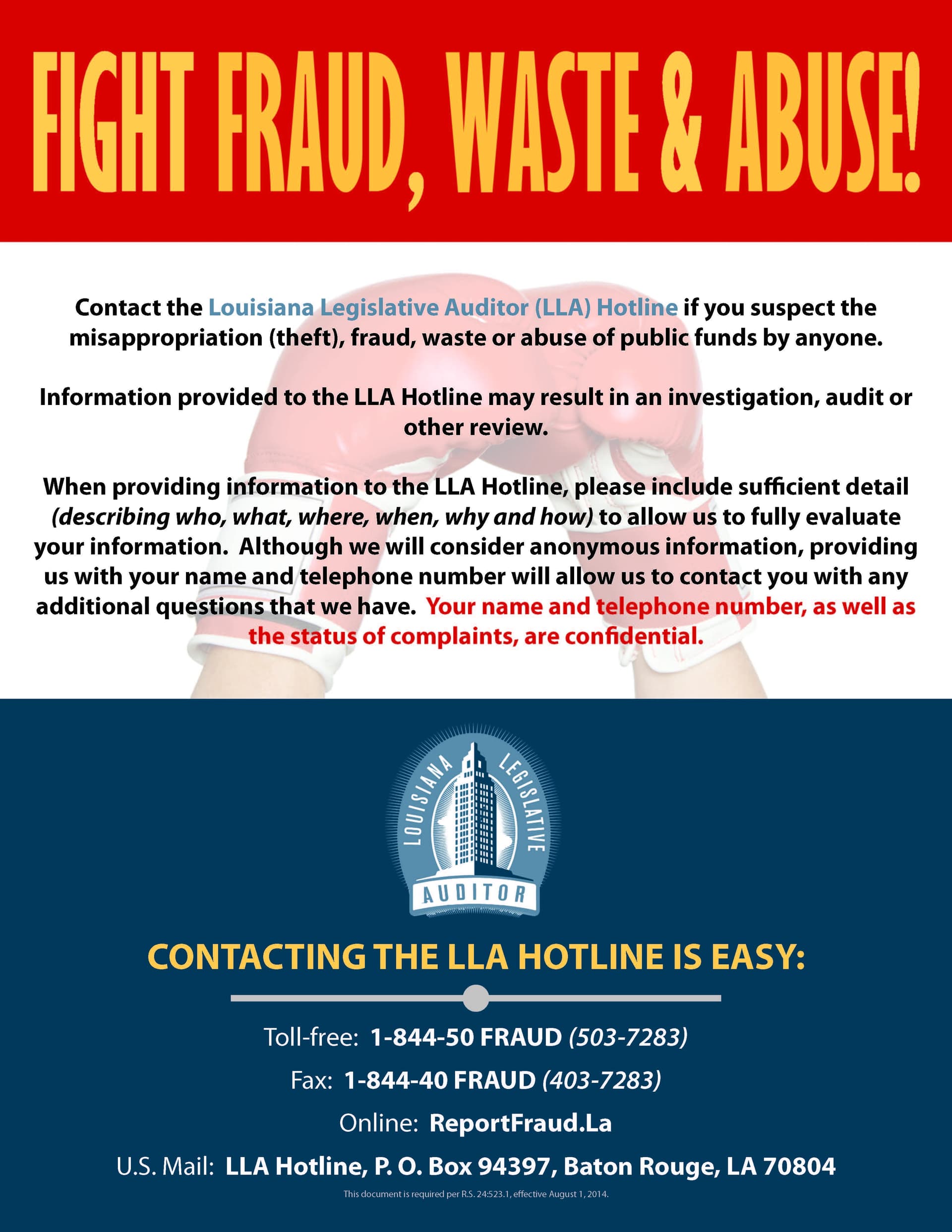 Fight Fraud, Waste and Abuse